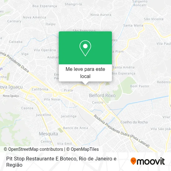 Pit Stop Restaurante E Boteco mapa