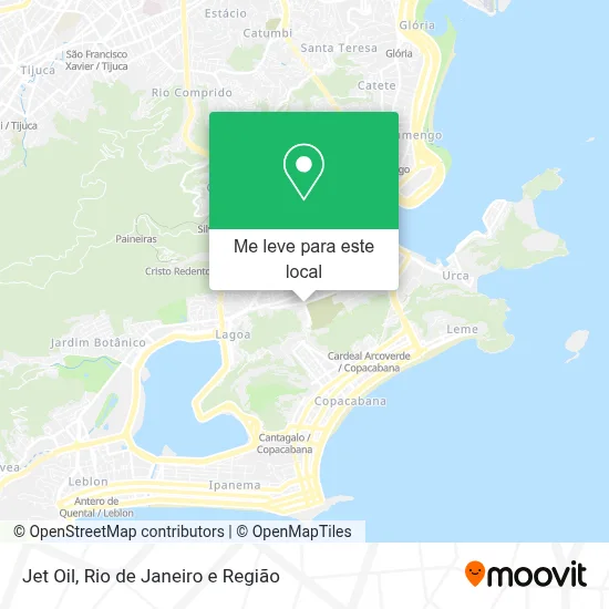 Jet Oil mapa