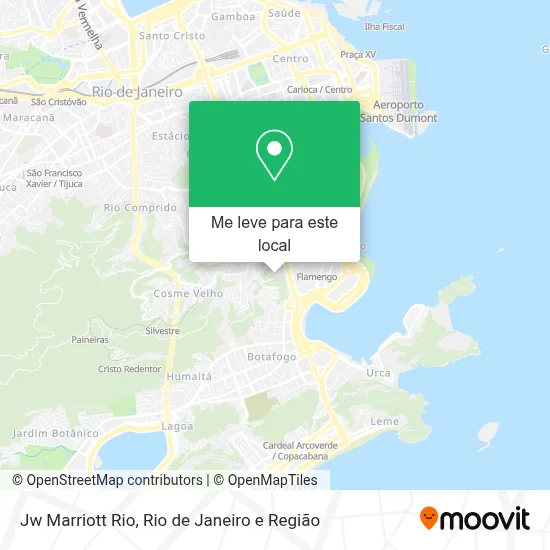 Jw Marriott Rio mapa