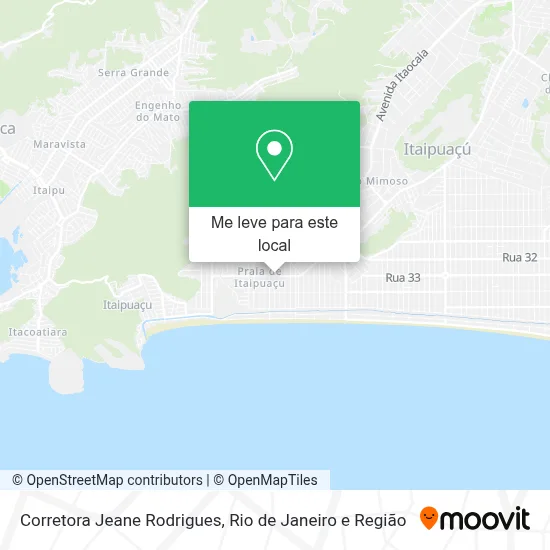 Corretora Jeane Rodrigues mapa