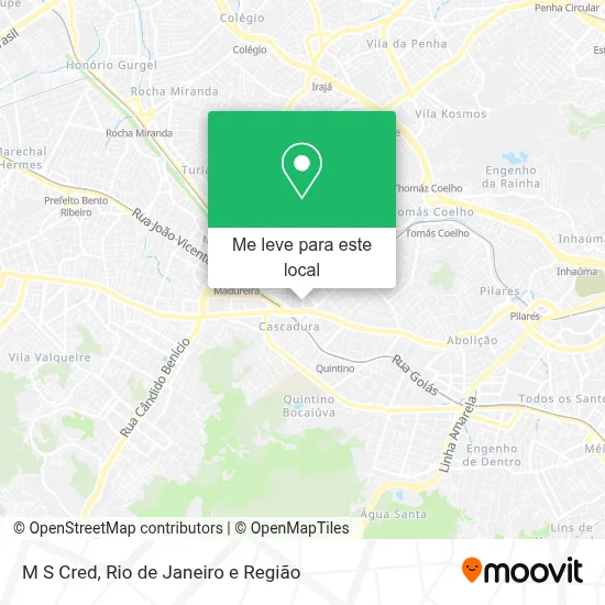 M S Cred mapa