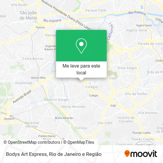 Bodys Art Express mapa