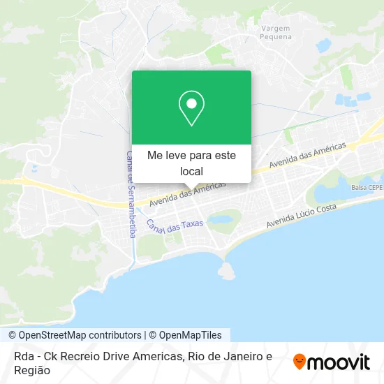Rda - Ck Recreio Drive Americas mapa