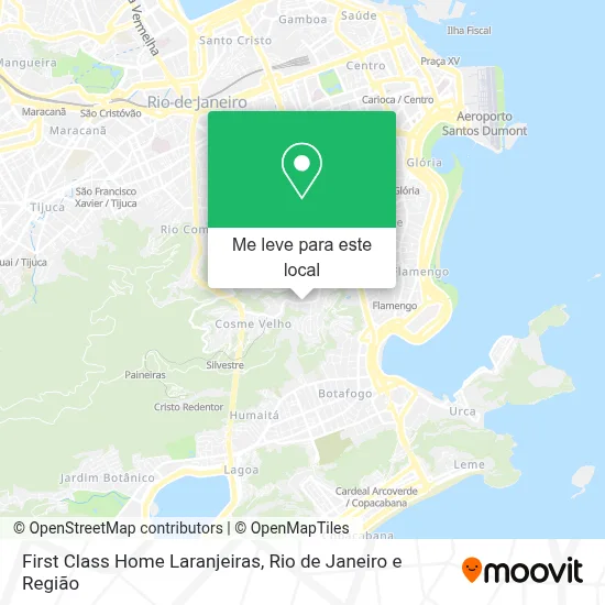 First Class Home Laranjeiras mapa