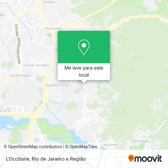L'Occitane mapa