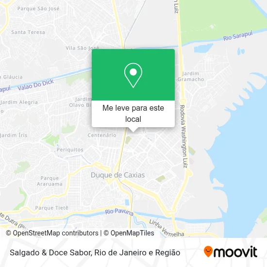 Salgado & Doce Sabor mapa