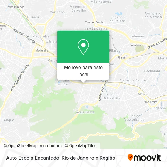 Auto Escola Encantado mapa