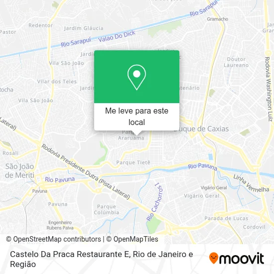 Castelo Da Praca Restaurante E mapa