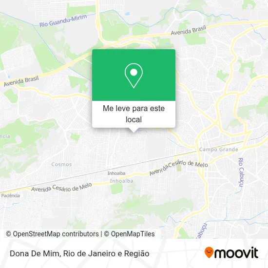Dona De Mim mapa