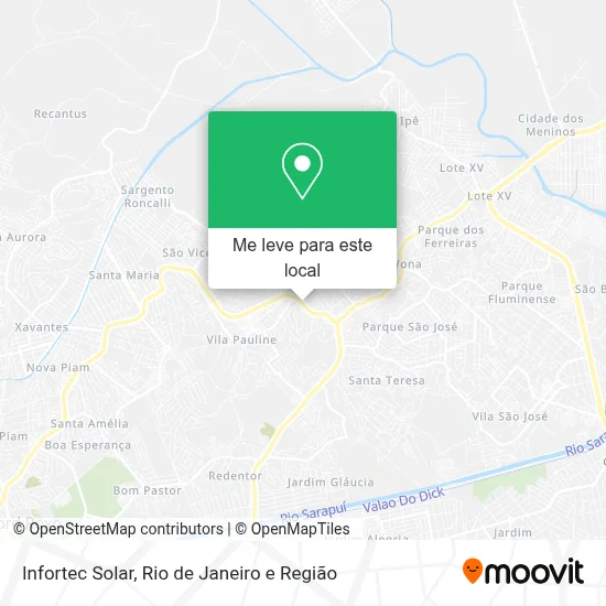 Infortec Solar mapa