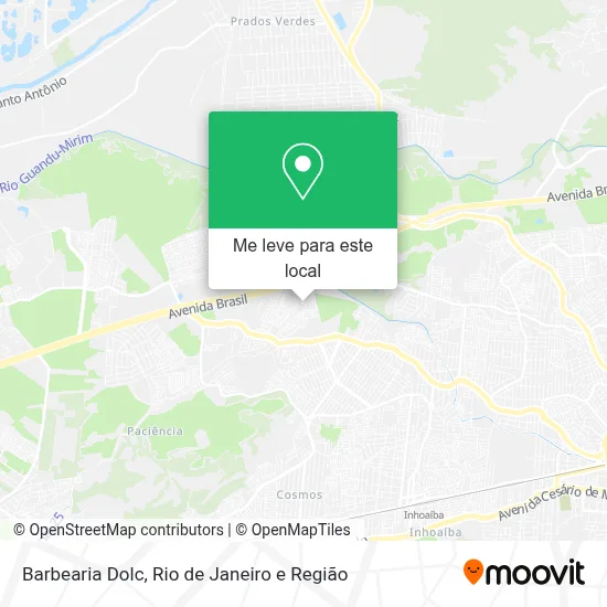 Barbearia Dolc mapa