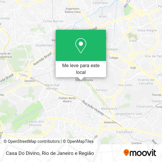Casa Do Divino mapa