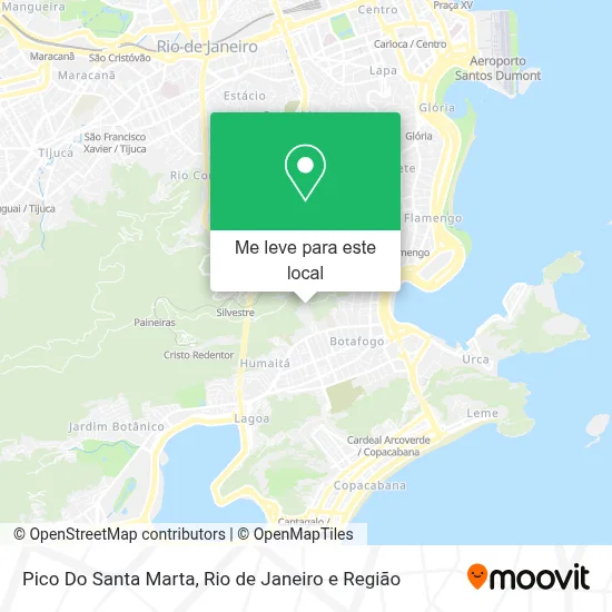 Pico Do Santa Marta mapa