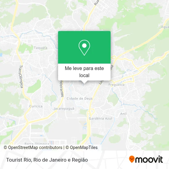 Tourist Rio mapa