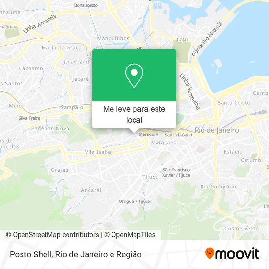 Posto Shell mapa