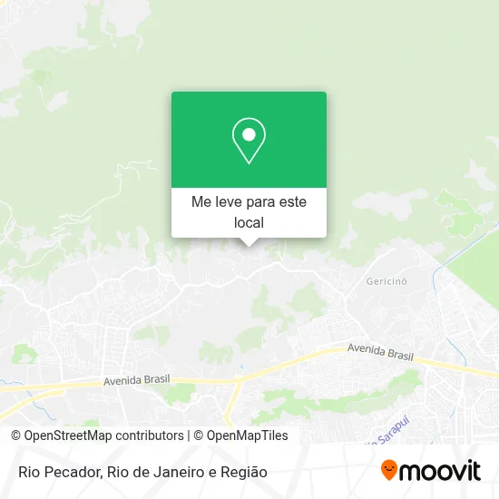Rio Pecador mapa