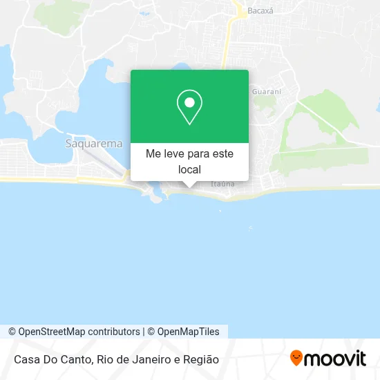 Casa Do Canto mapa