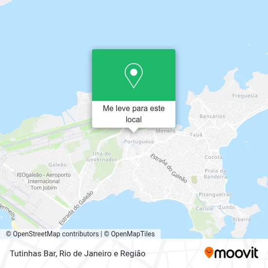 Tutinhas Bar mapa