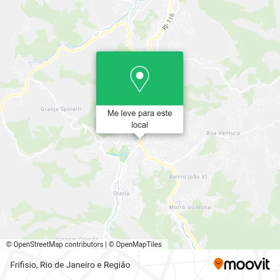 Frifisio mapa