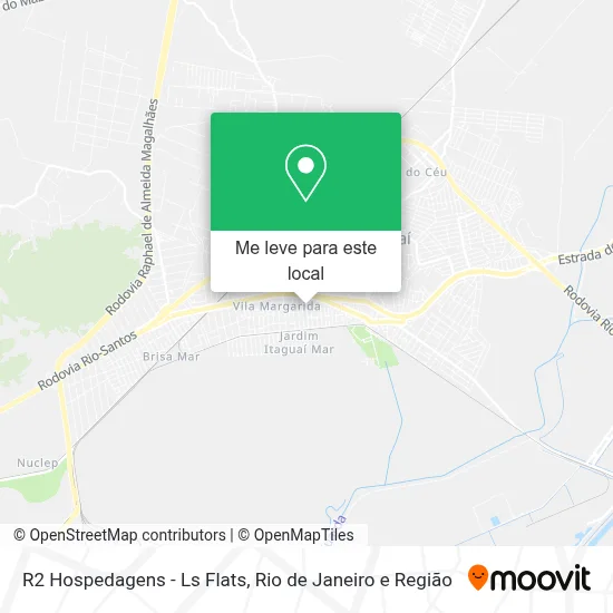 R2 Hospedagens - Ls Flats mapa
