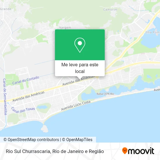 Rio Sul Churrascaria mapa