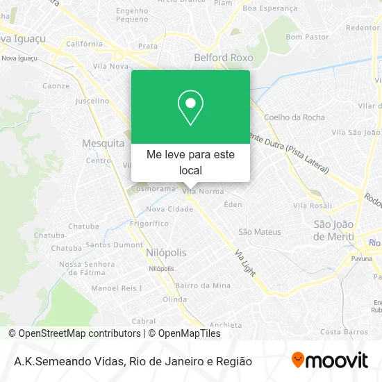A.K.Semeando Vidas mapa