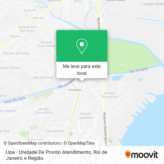 Upa - Unidade De Pronto Atendimento mapa
