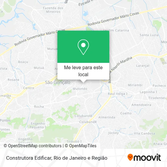 Construtora Edificar mapa