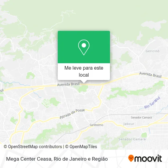 Mega Center Ceasa mapa