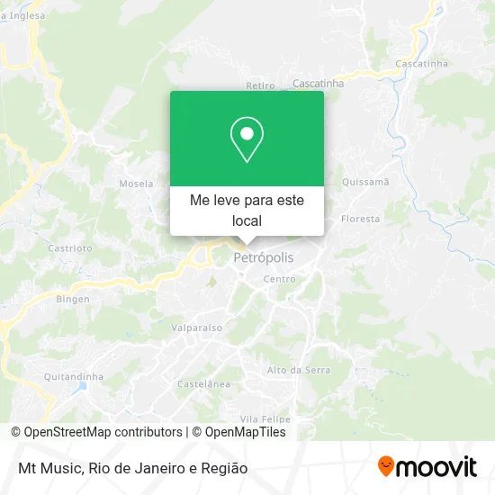 Mt Music mapa