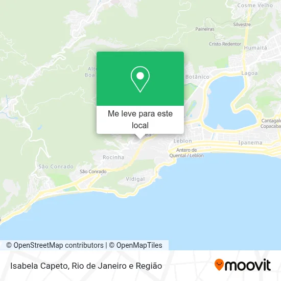 Isabela Capeto mapa