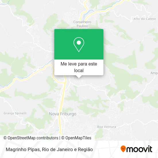 Magrinho Pipas mapa