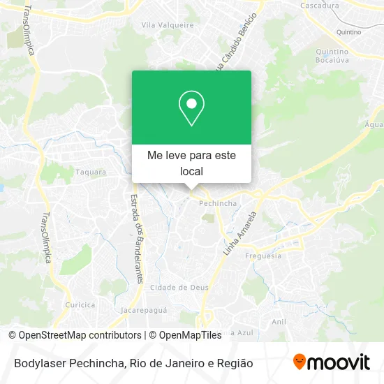 Bodylaser Pechincha mapa