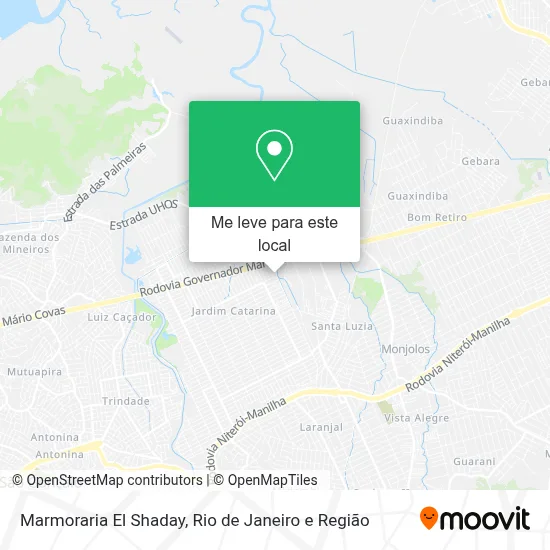 Marmoraria El Shaday mapa