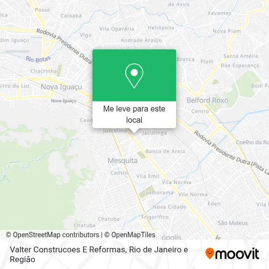 Valter Construcoes E Reformas mapa