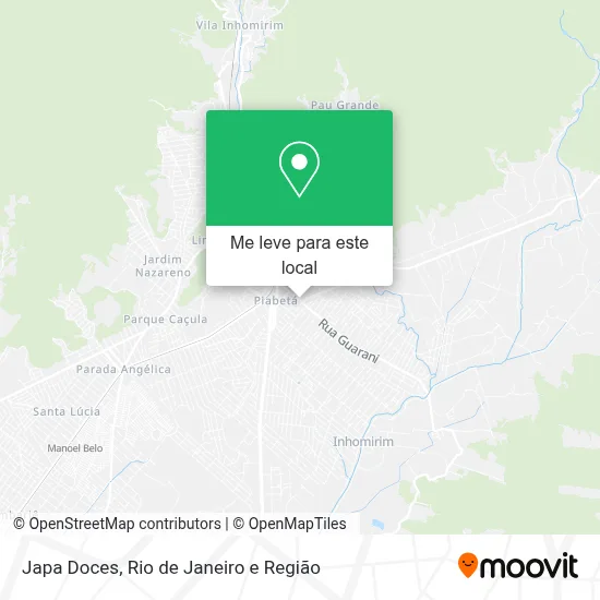 Japa Doces mapa
