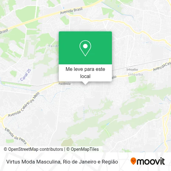 Virtus Moda Masculina mapa