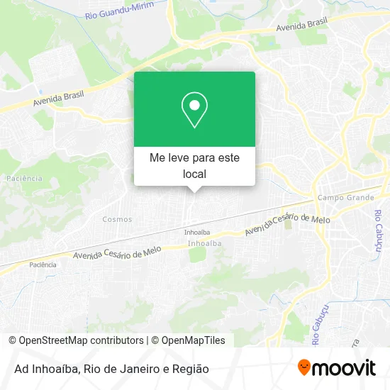 Ad Inhoaíba mapa