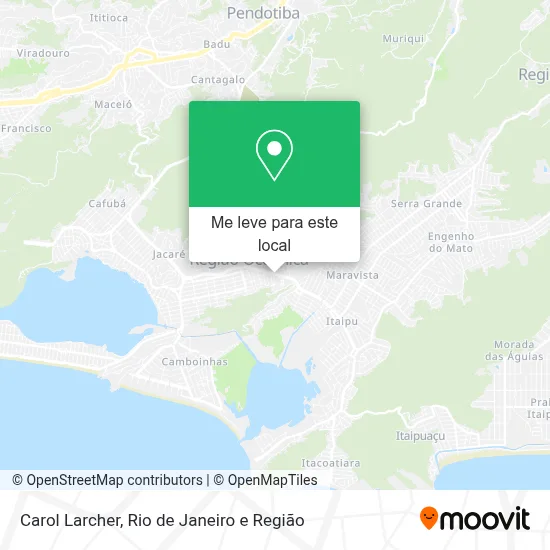 Carol Larcher mapa