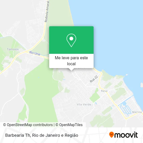 Barbearia Th mapa