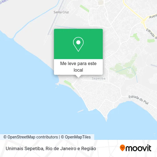 Unimais Sepetiba mapa