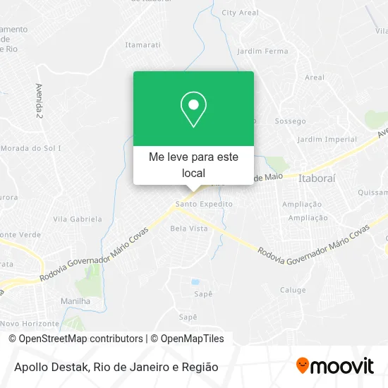 Apollo Destak mapa