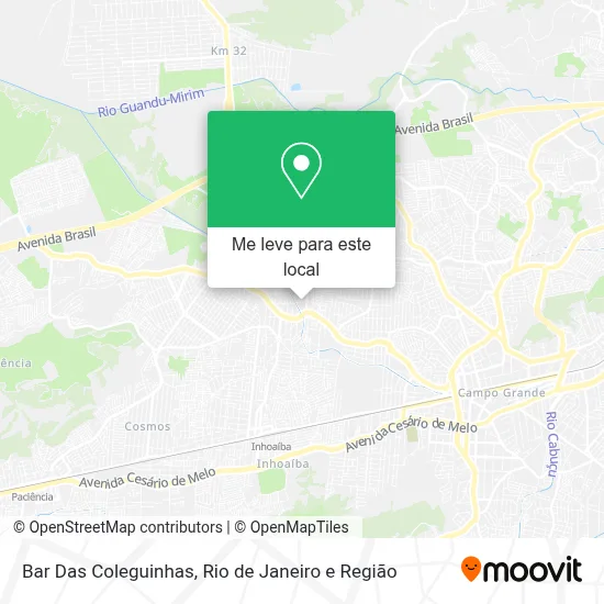 Bar Das Coleguinhas mapa