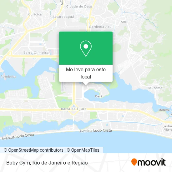 Baby Gym mapa