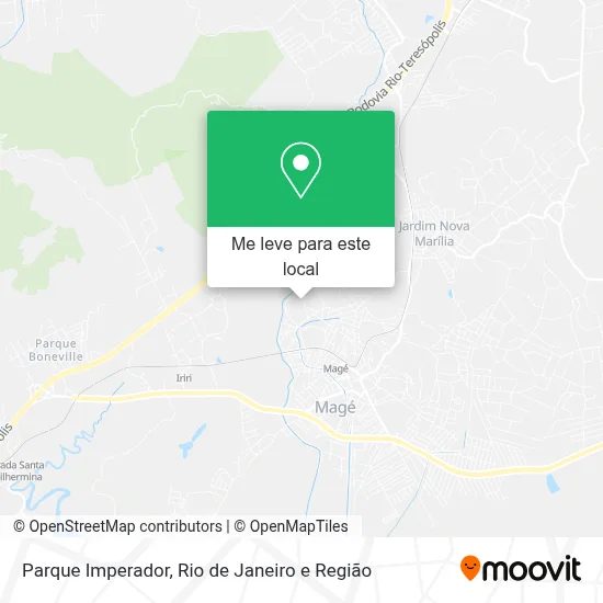 Parque Imperador mapa