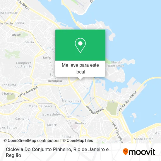 Ciclovia Do Conjunto Pinheiro mapa