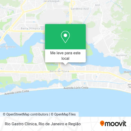 Rio Gastro Clínica mapa