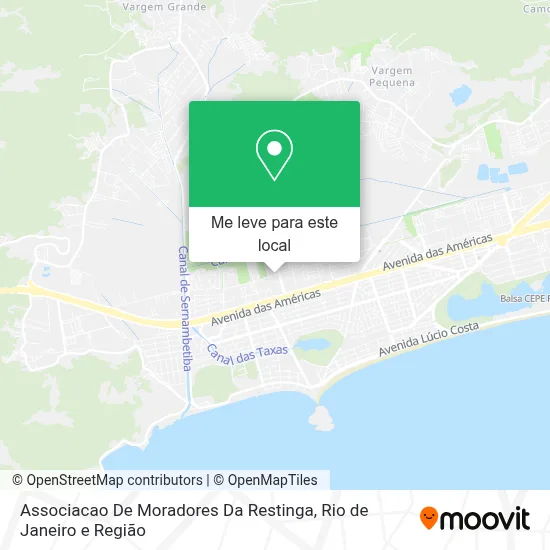 Associacao De Moradores Da Restinga mapa
