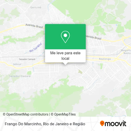 Frango Do Marcinho mapa