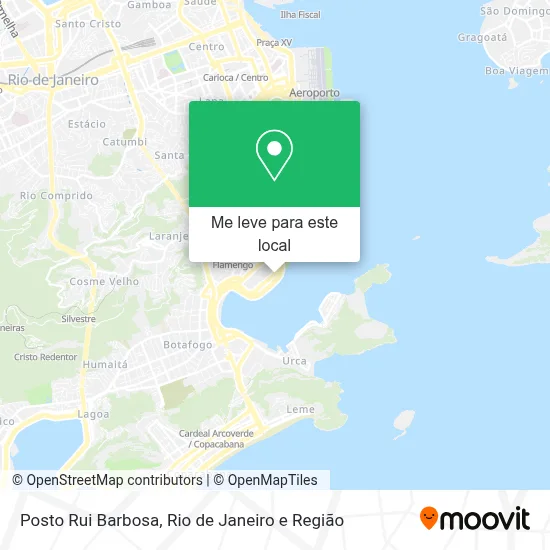 Posto Rui Barbosa mapa